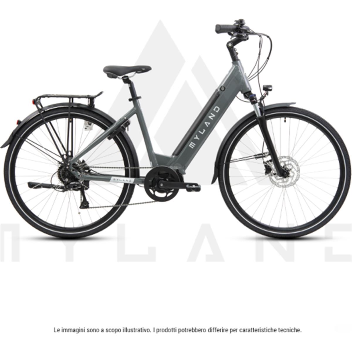 8059796060806 - E-Bike Big Handy 28 Grau M mit Shimano 8-Gang und Ananda M80 Motor