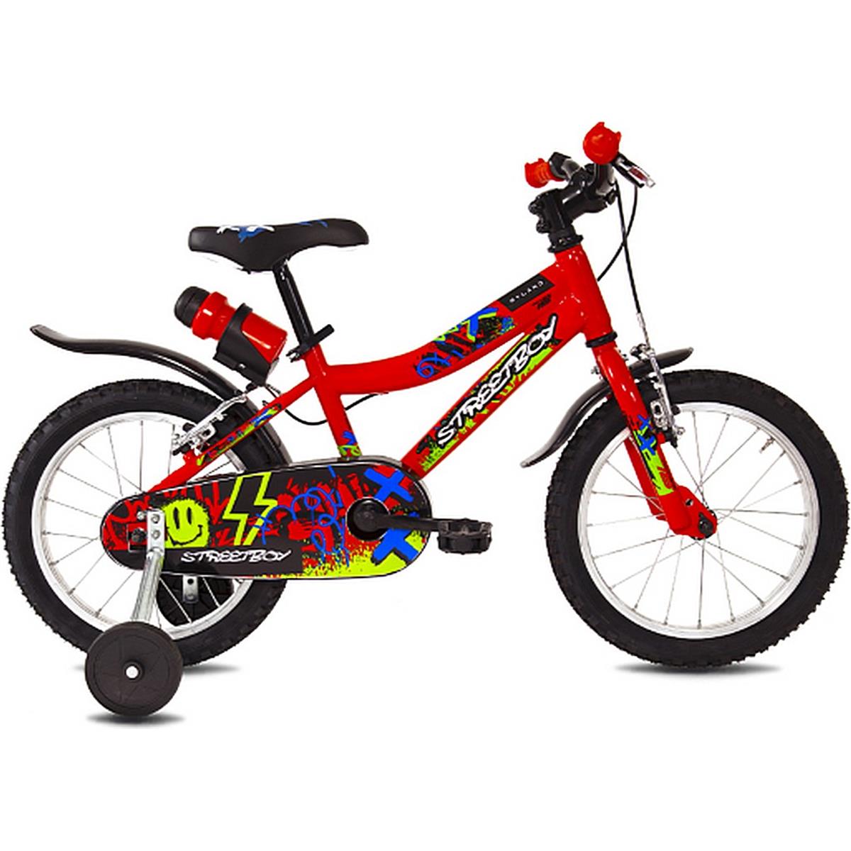 8059796061087 - Kinderfahrrad Street Boy 16 Rot mit Stahlrahmen und V-Brake