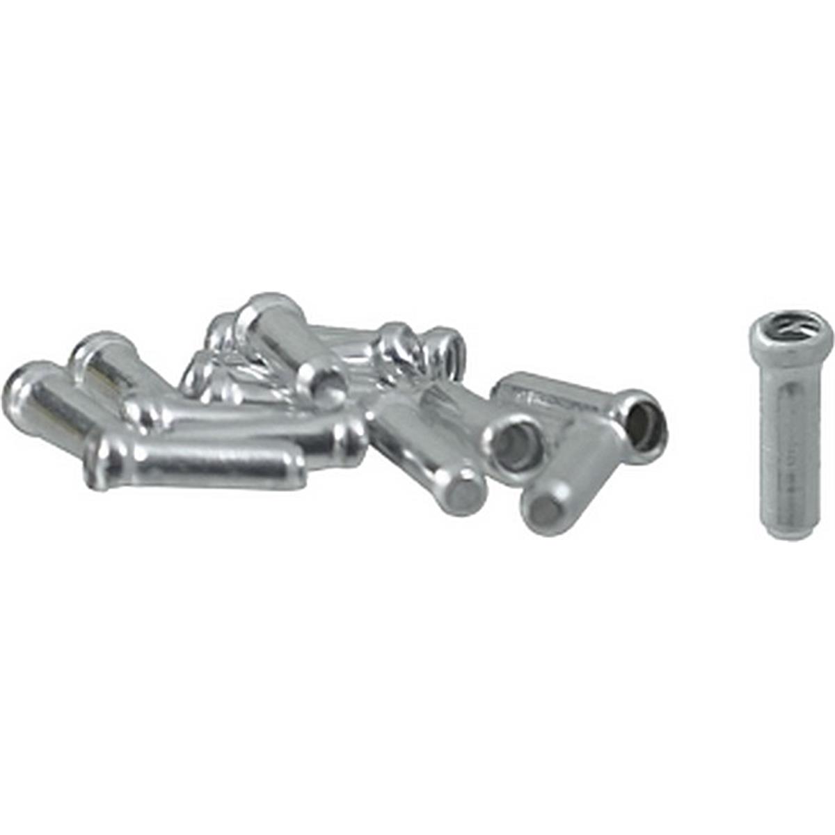 8059796062282 - Aluminiumkabel-Endstücke Silber - 100 Stück Packung