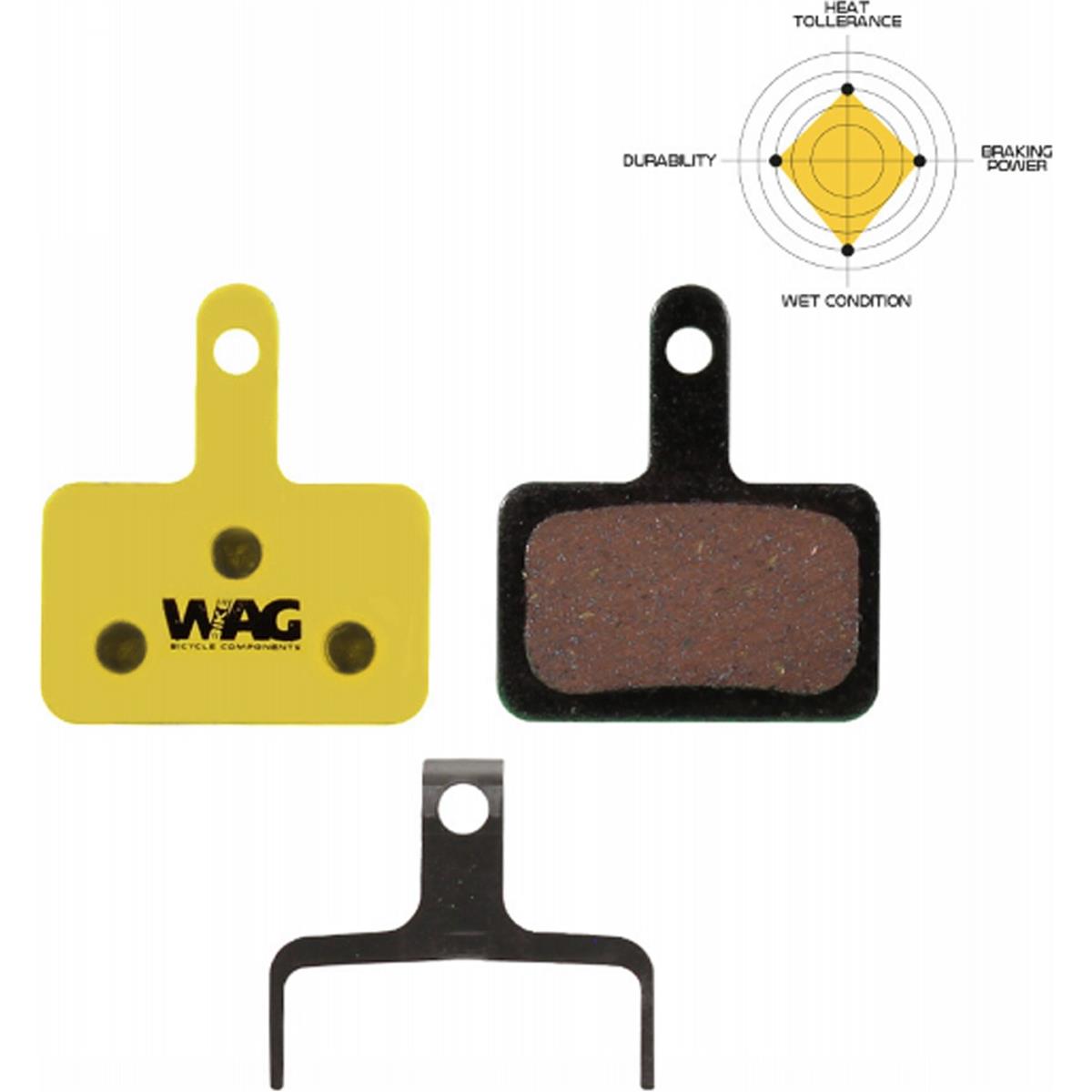 8059796062640 - Organische Bremsbeläge kompatibel mit Shimano Deore und anderen Modellen