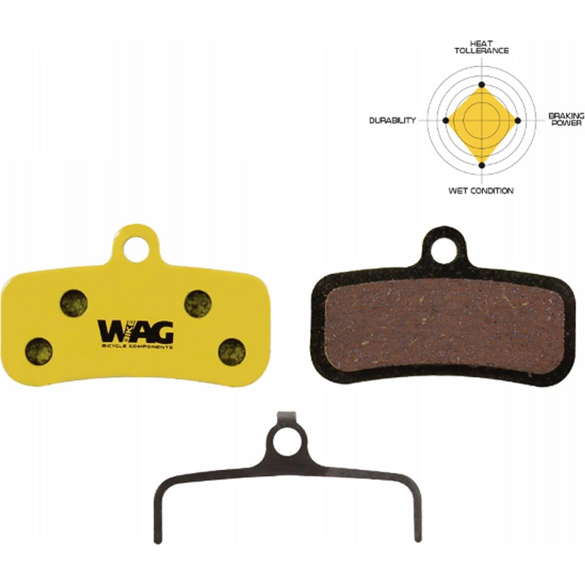 8059796062664 - Paar organische Bremsbeläge kompatibel mit Shimano und Tektro - Modelle Saint Zee