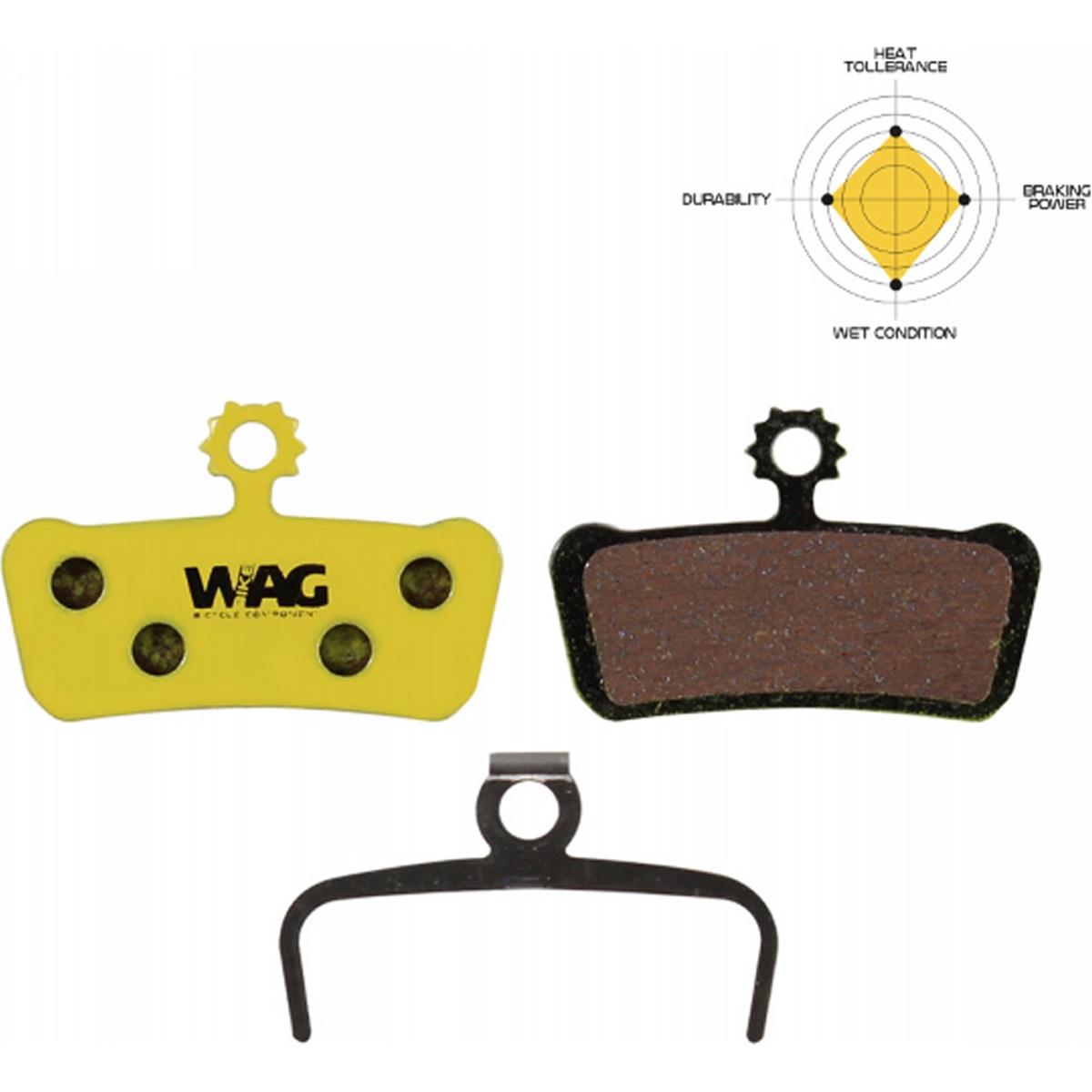 8059796062749 - Organische Bremsbeläge für SRAM Guide und Avid X0 Trail - Kompatibel mit R RS RSC Ultimate und Trail