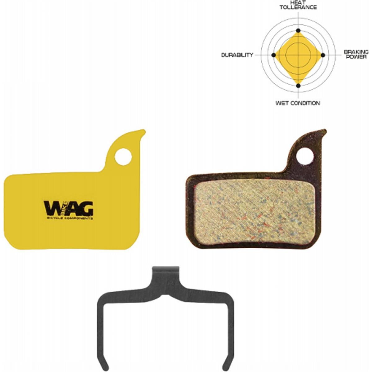 8059796062855 - Paar organische Bremsbeläge für SRAM Red 22 HRD Force Rival und Level