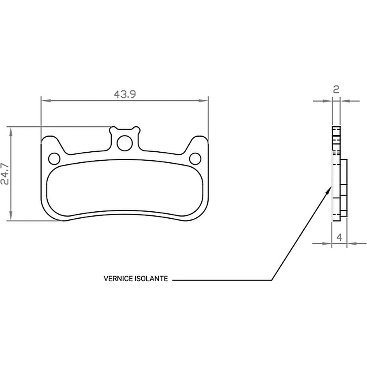 8059796062978 - Organische Bremsbeläge Formula Cura 4 für E-Bike - 1 Set