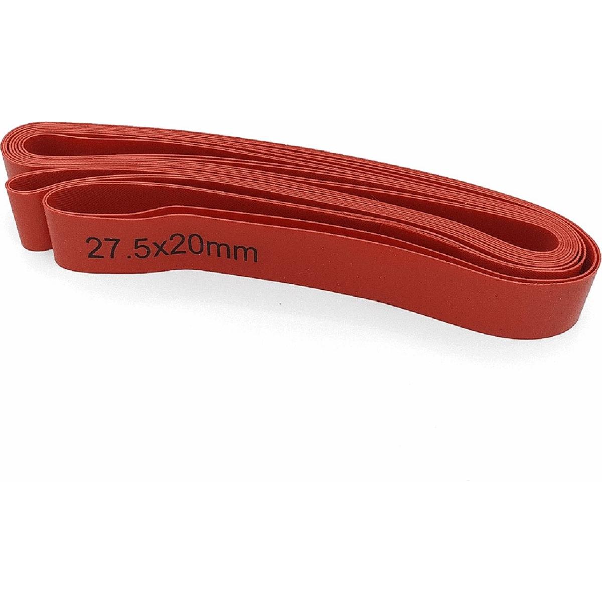 8059796065191 - Paar Steifnippelband MTB 275 - 20 mm Rot Zuverlässiger Schutz für Räder