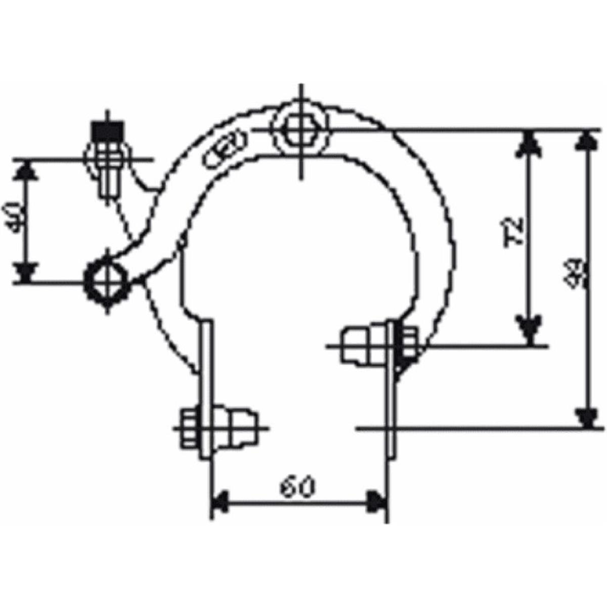 8059796065337 - Paar Stahl Felgenbremsen 72 99 mm für Hollandrad 24 und Kinder V-Brake