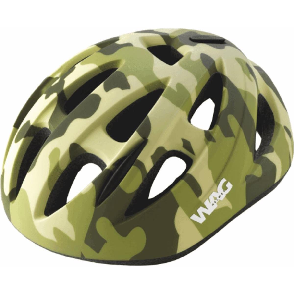 8059796065788 - Kinderhelm Grün Matt Camouflage 48-52cm - EN1078 Zertifiziert Sicherheit & Komfort