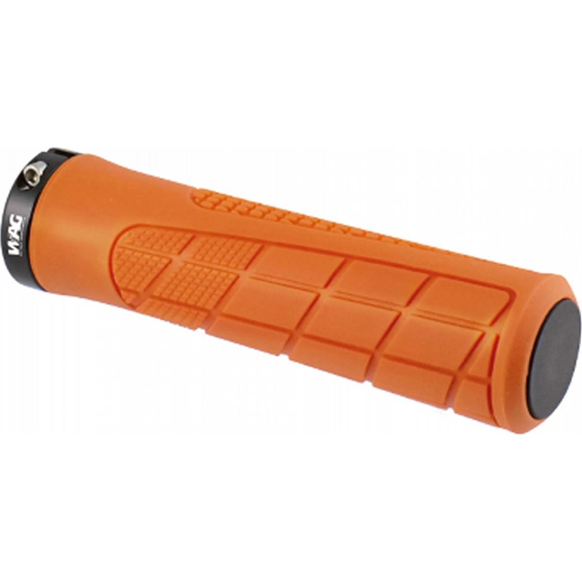 8059796067225 - MTB Pro Griffe 135mm Orange mit Lock Ring - Paar für Komfort und Kontrolle