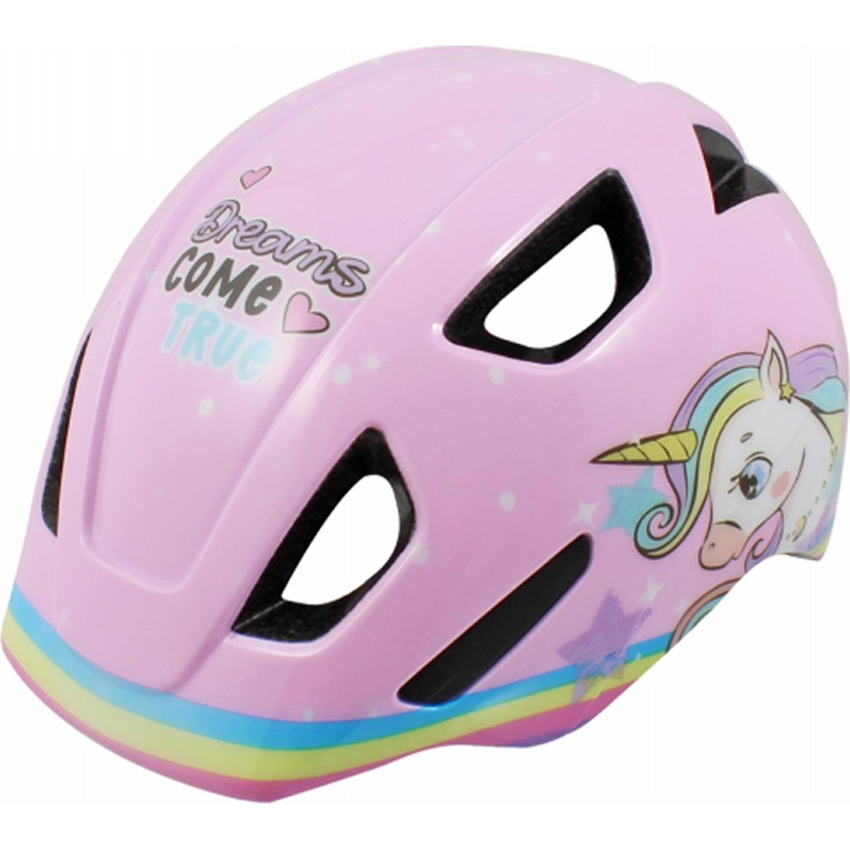 8059796067379 - Mädchenhelm Rosa mit Einhörnern Fun Kid Unicorn Größe S (53-56 cm) - Sicherheit und Komfort für Mädchen