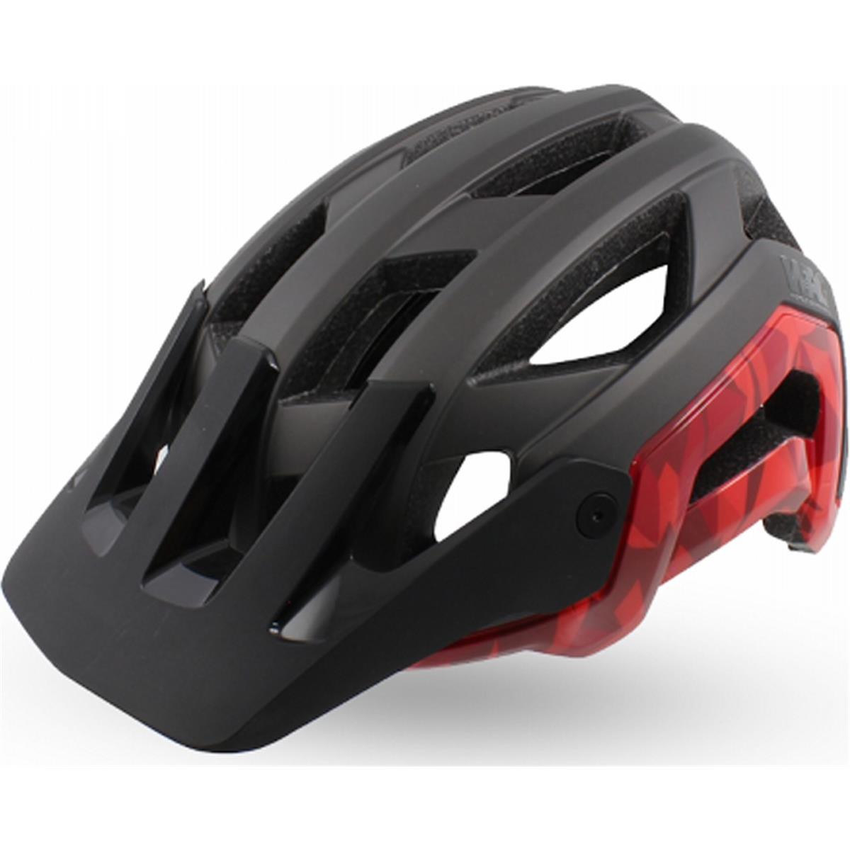 8059796067836 - MTB Helm Phantom Schwarz und Rot Größe M (56-59 cm) - EN1078 Zertifiziert