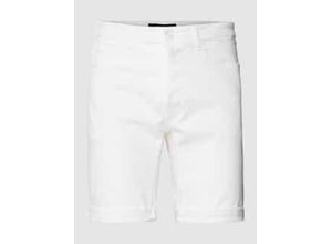 8059799085776 - RBJ901 Super Stretch Jeans Shorts White