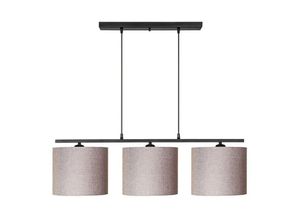 8059916741837 - Webmarketpoint - Medusa ASZ1532 Pendelleuchte mit beigen Stofflampenschirmen