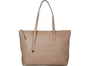 8059978549273 - COCCINELLE Shopper Leder Emblem uni für Damen beige