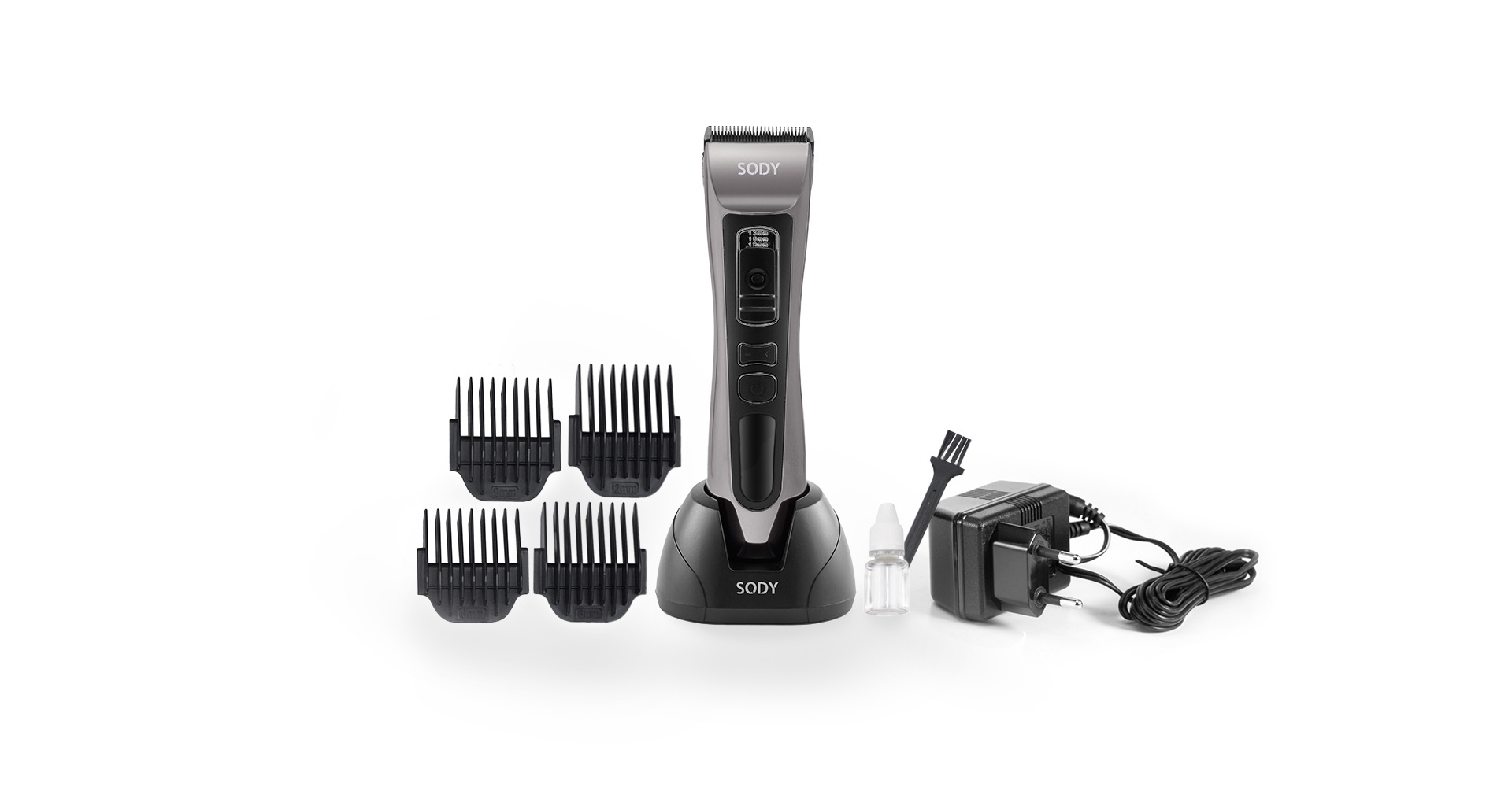 8065033008722 - Clipper Set Cordless - Premium Qualität - Home Clipper - Rasierer - Haartrimmer - Haare schneiden - Präzisionstrimmer - Home Clipper - Haarschneider Herren - Haarschneider - Titanium