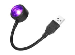 8102082533437 - Memkey - USB-Dachlampe für Auto Mini-romantische USB-LED-Auto-Innenbeleuchtung mit 4 Farben und 9 einstellbaren Modi Plug-and-Play-USB-Lampe für