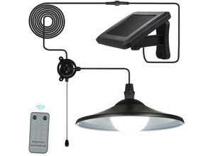 8102082534090 - Solarleuchten für den Außenbereich E27-LED-Hänge-Solarstrom-empfindliche Schuppenleuchten für den Außenbereich wasserdichte Hängedekorationslampe