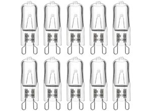 8102082539422 - Memkey - G9-Halogenlampe 28 w 230 v 370 lm 2700 k warmweiß dimmbar G9-Kapselbirnen für Kronleuchter Landschaftslampen Wandleuchten