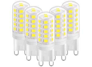 8102082539446 - 3 w G9-LED-Glühbirne Kaltweiß 6000 k 420 lm G9-LED-Leuchtmittel entspricht 28 w und 40 w Halogenbirne G9-LED-Maisbirnen für Schreibtischlampen