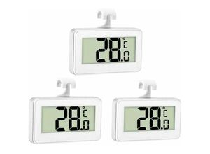 8130962012222 - Ulisem 3X Kühlschrankthermometer Digitales Gefrierschrankthermometer Kühlschrankthermometer Schlafzimmer Wasserdichtes Gefrierschrankthermometer mit