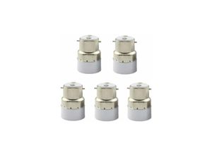 8130966067365 - XVX - 5er-Pack B22-auf-E14-Lampenfassung Konverter B22-Fassung Fassungsschalter auf Standard-E14-Adapter Lampenfassung