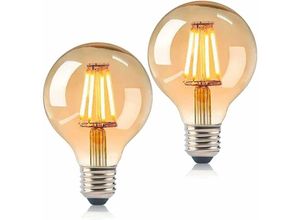 8130978261201 - Mumu - LED-Birne E27 Edison Retro-LED-Birne 6WG80 Dekorative Glühbirne Warmweiß Heimbeleuchtung Café-Dekor