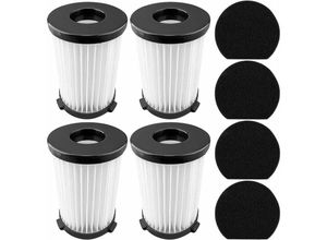 8130991858785 - 4 Filter für techwood Staubsauger und für VA20 - KZQ