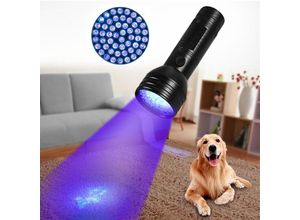 8130991864823 - Haustier-Urin-Detektor tragbar UV-Licht Schwarzlicht-Taschenlampe tragbarer Hunde- und Katzen-Urin-Detektor - KZQ