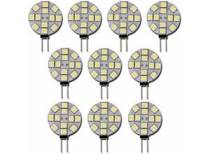 8130997013157 - 10 x G4-LED-Leuchtmittel DC 12 V nicht dimmbar weiß 6000 K Ersatz-Glühbirne 20 W Halogenlampe für Küche Wohnmobil Wohnmobil Anhänger Boot