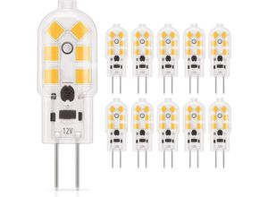 8131003601429 - Bombilla LED G4 de 2 W luz blanca cálida 3000 K CA CC 12 V equivalente a halógena de 20 W 180 lm no regulable perfecta para campana