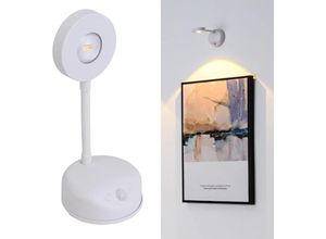 8131003604697 - Aiperq - Kabellose Wandleuchte wiederaufladbare LED-Bildbeleuchtung Akku-Wandleuchte Lampe mit Bewegungssensor 3 Dimmmodi für Bilder Fenster