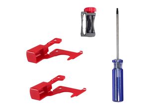 8131003605816 - Aiperq - Ersatzschalter für Dyson V11 V10 Staubsauger verbesserte Entriegelungstaste für Dyson V15 V11 V10 (2 Schalter + 1 Knopf + 1 Schraubendreher)