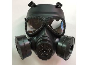 8131003628426 - Ulisem - Atemschutzmaske Tactical Black Gas Mask Outdoor Military Style Schutzmaske