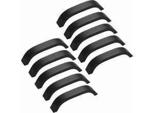 8131010838849 - Petites Ecrevisses - 10 Pcs Moderne Schubladengriffe Schwarz Möbelgriffe für Schränke Kommoden Türen - 96mm