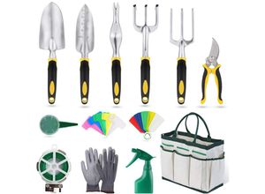 8131010840446 - Petites Ecrevisses - 12 Pcs Gartenwerkzeuge Multifunktional Gartengeräte Professionel Gartenwerkzeugset Enthalten Aufbewahrungstasche