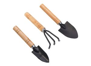 8131010840651 - Petites Ecrevisses - 3 Stück Mini Gartengeräte Set für Sukkulenten Gartenwerkzeug Inklusive Schaufel und Rechen