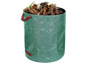 8131010841740 - Petites Ecrevisses - Gartenabfallsack Selbststehend Falt Gartensäcke Wasserdicht mit Griffe für Gras Laub Erde - 120L