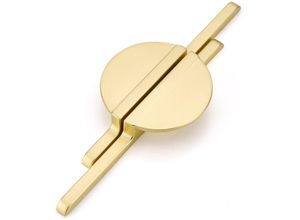 8131010861502 - Petites Ecrevisses - 2 Stück Möbelgriffe Schubladenknöpfe Möbelknöpfe für Schubladen Kommoden Türknäufe mit Schrauben Gold - 191mm