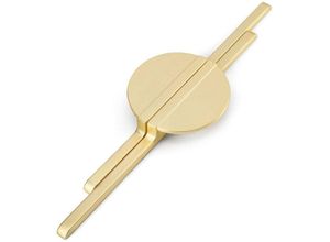 8131010861519 - Petites Ecrevisses - 2 Stück Möbelgriffe Schubladenknöpfe Möbelknöpfe für Schubladen Kommoden Türknäufe mit Schrauben Gold - 250mm