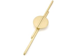 8131010861526 - Petites Ecrevisses - 2 Stück Möbelgriffe Schubladenknöpfe Möbelknöpfe für Schubladen Kommoden Türknäufe mit Schrauben Gold - 318mm