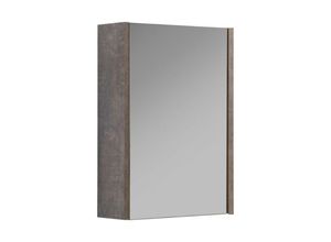 8141280771418 - Redom - Badezimmerspiegelschrank 40 cm grau