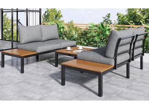 8261275154238 - OKWISH Gartenlounge-Set Balkonmöbel Sitzgruppe Lounge-Set