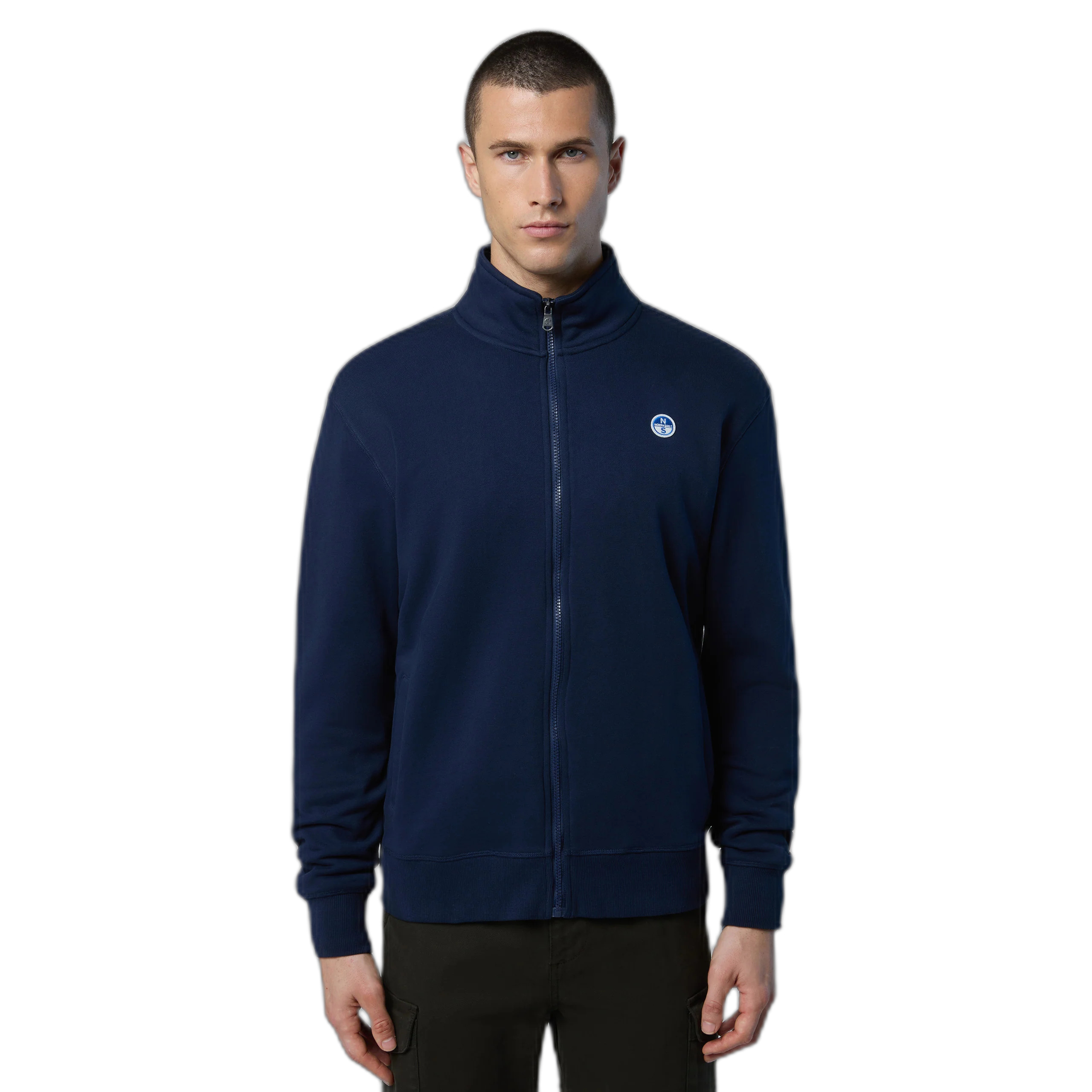 8300825892623 - Zip-Hoodie mit Logo-Patch North Sails 8300825892623 - Zip-Hoodie mit Logo-Patch North Sails