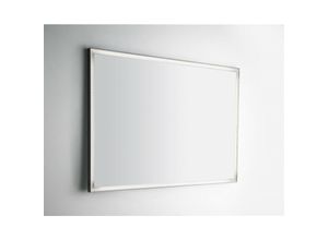 8300926123275 - Led-Badezimmerspiegel 100x70 cm mit Rahmen Schwarz Ohne Vergrößerungsspiegel Mit Touch-Licht Bluetooth-Kit eingebaut Spiegel und Anti-Beschlag