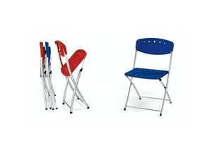 8300926125583 - 3-tlg Indoor-Klappstuhl-Set Blau