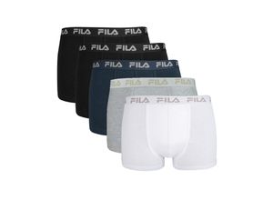 8300958401280 - FILA Boxershort 5er Pack Herren Baumwolle mehrfarbig