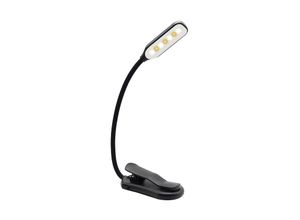 8337096499749 - Gotrays - Dimmbares Clip-Buchlicht LED-Leselampe für Bett Mini-USB wiederaufladbar flexibles tragbares Nachtlicht für Schlafzimmer Arbeitszimmer