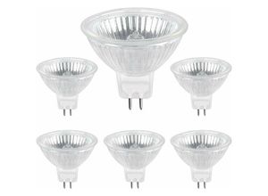 8400267524721 - Halogenlampe 6 Stück GU53 35 w 12 v 400 lm warmweiß 2700 k dimmbar MR16-Halogen-Spot-Glühbirne - Ccykxa 8400267524721 - Halogenlampe 6 Stück GU53 35 w 12 v 400 lm warmweiß 2700 k dimmbar MR16-Halogen-Spot-Glühbirne - Ccykxa