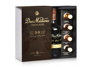 8410028902798 - Dos Maderas 5+5 400 % vol 07 Liter Geschenkbox mit 4 Miniaturen