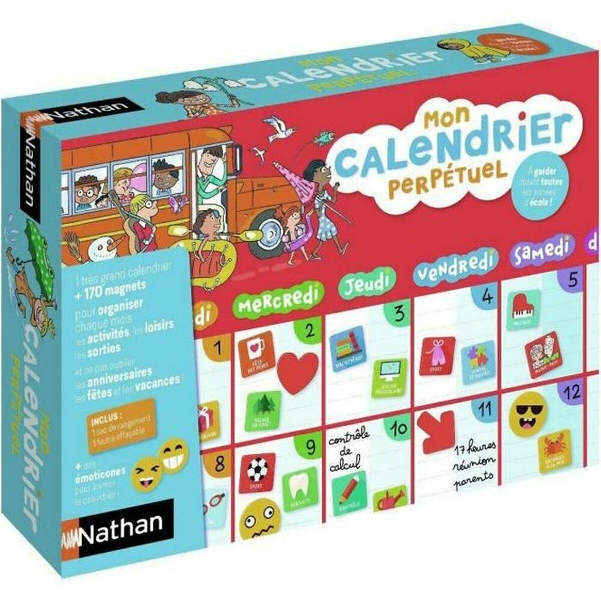 8410446310250 - Tischspiel My Perpetual Magnetic Calendar (FR)