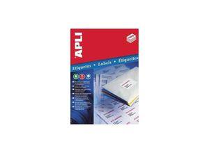 8410782012801 - Box 100 Blatt weißes Etikett ilc 105x148 1280 apli